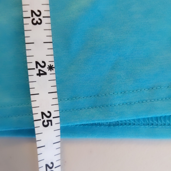 EUC Columbia Split Back Teal Blue Long Sleeve Shirt Small - Picture 4 of 6